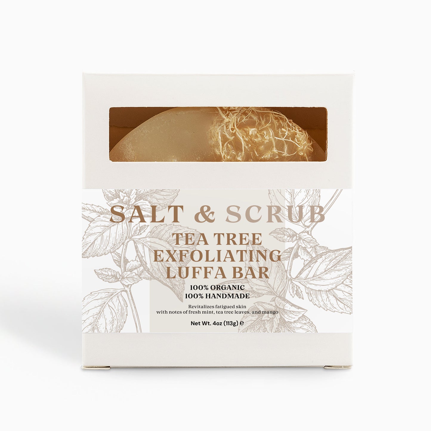 Tea Tree Exfoliating Luffa Bar